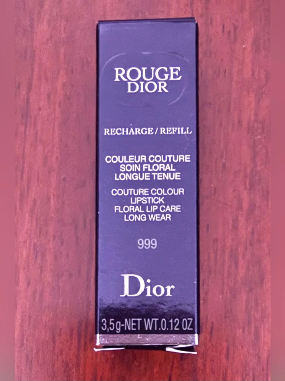 Dior Rouge Couture Colour Refill 999 Velvet